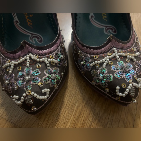 Irregular choice | EUC Women's size 10 stiletto | Embellished, beaded heels - Picture 4 of 10